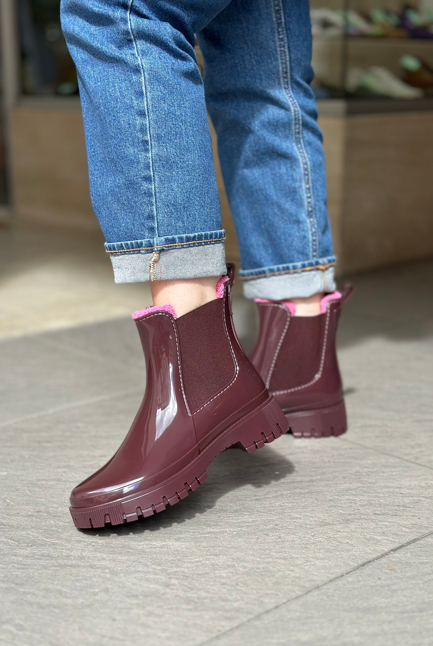 Bottines de pluie EIRWEN dark cherry LEMON JELLY