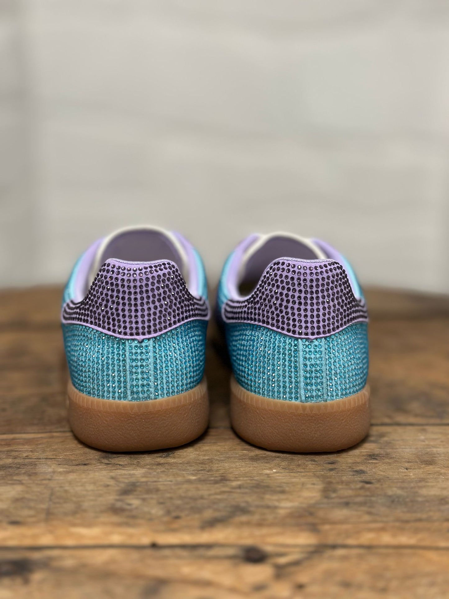 Basket BACK70 STRASS CLOUD bleu/violet Femme