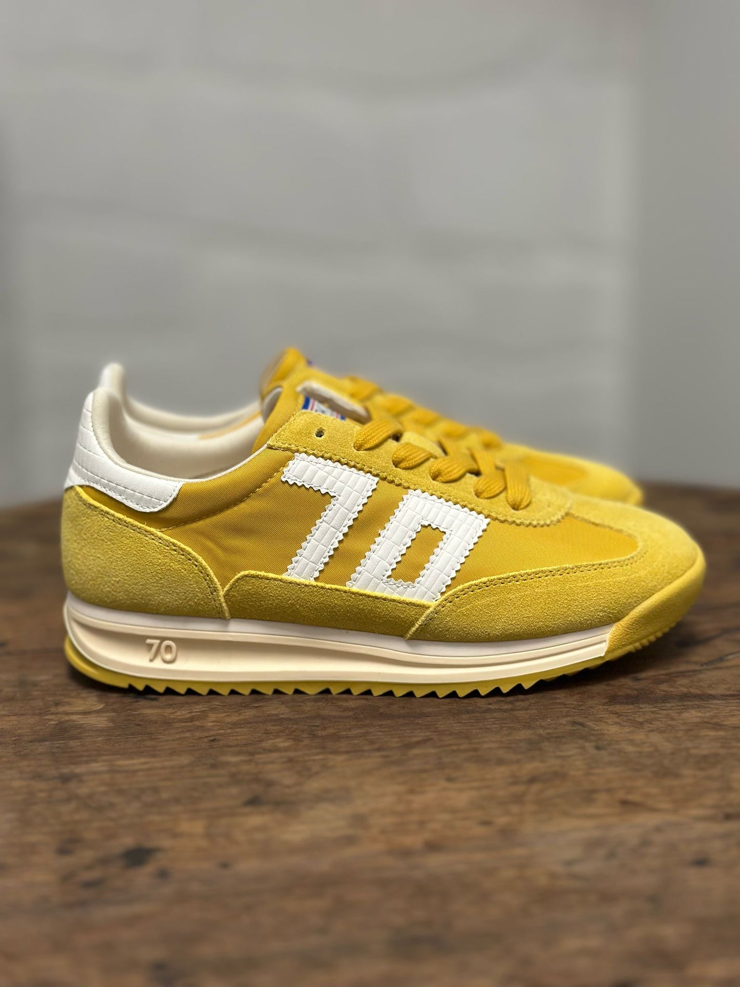 Baskets BACK 70 BARKLEY Jaune Femme