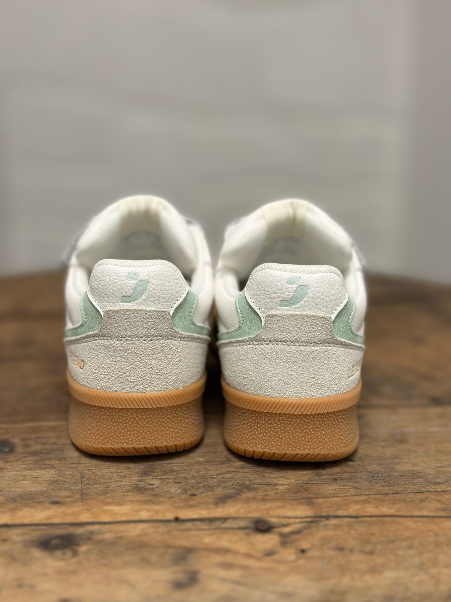 Baskets SJ FEMME Blanche et bleu