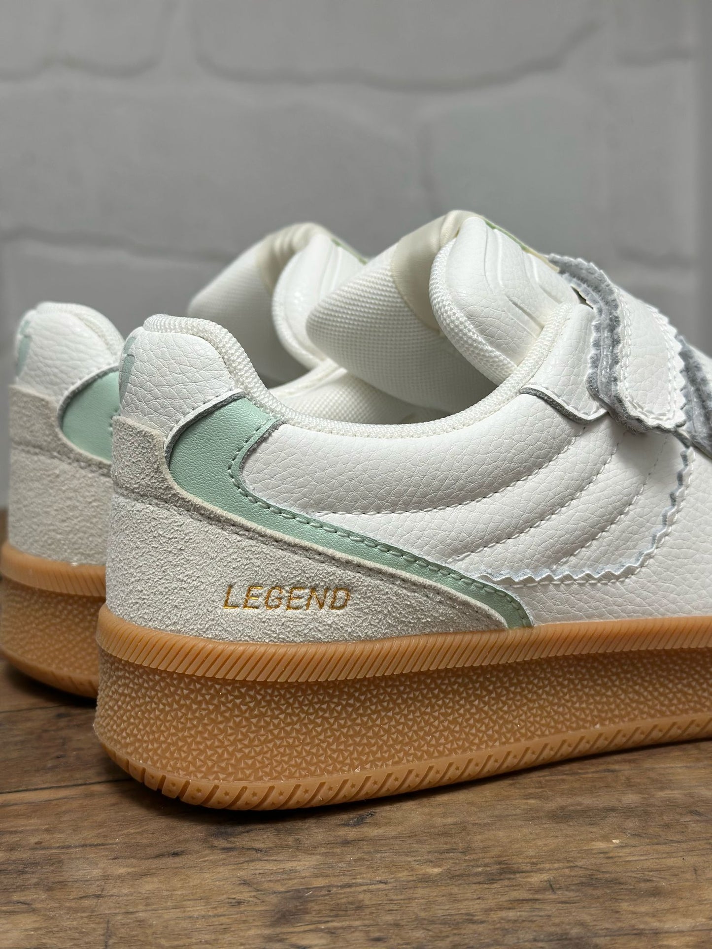 Baskets SJ FEMME Blanche et bleu