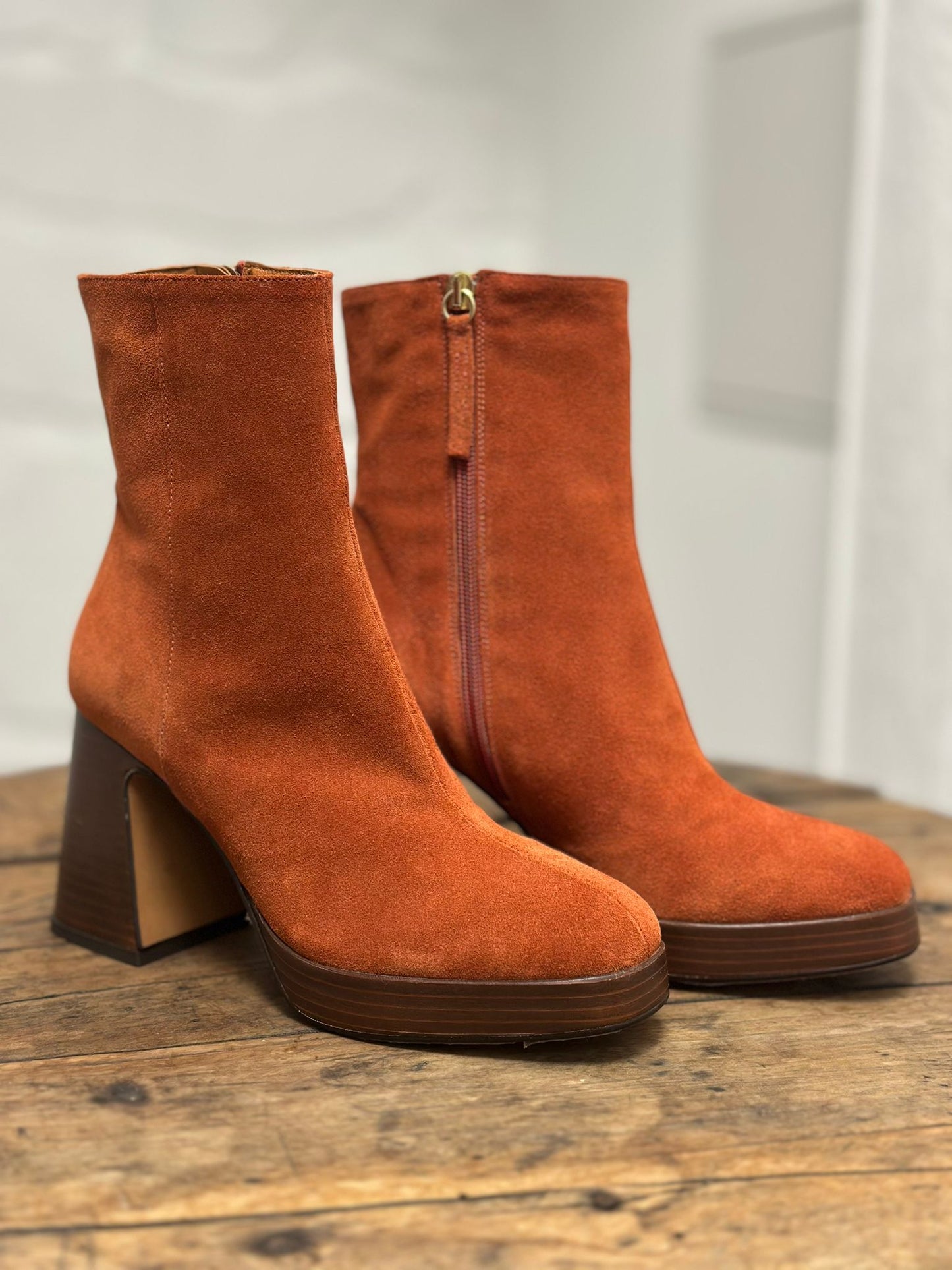 Bottines SILMIA Orange 24604 ANGEL ALARCON