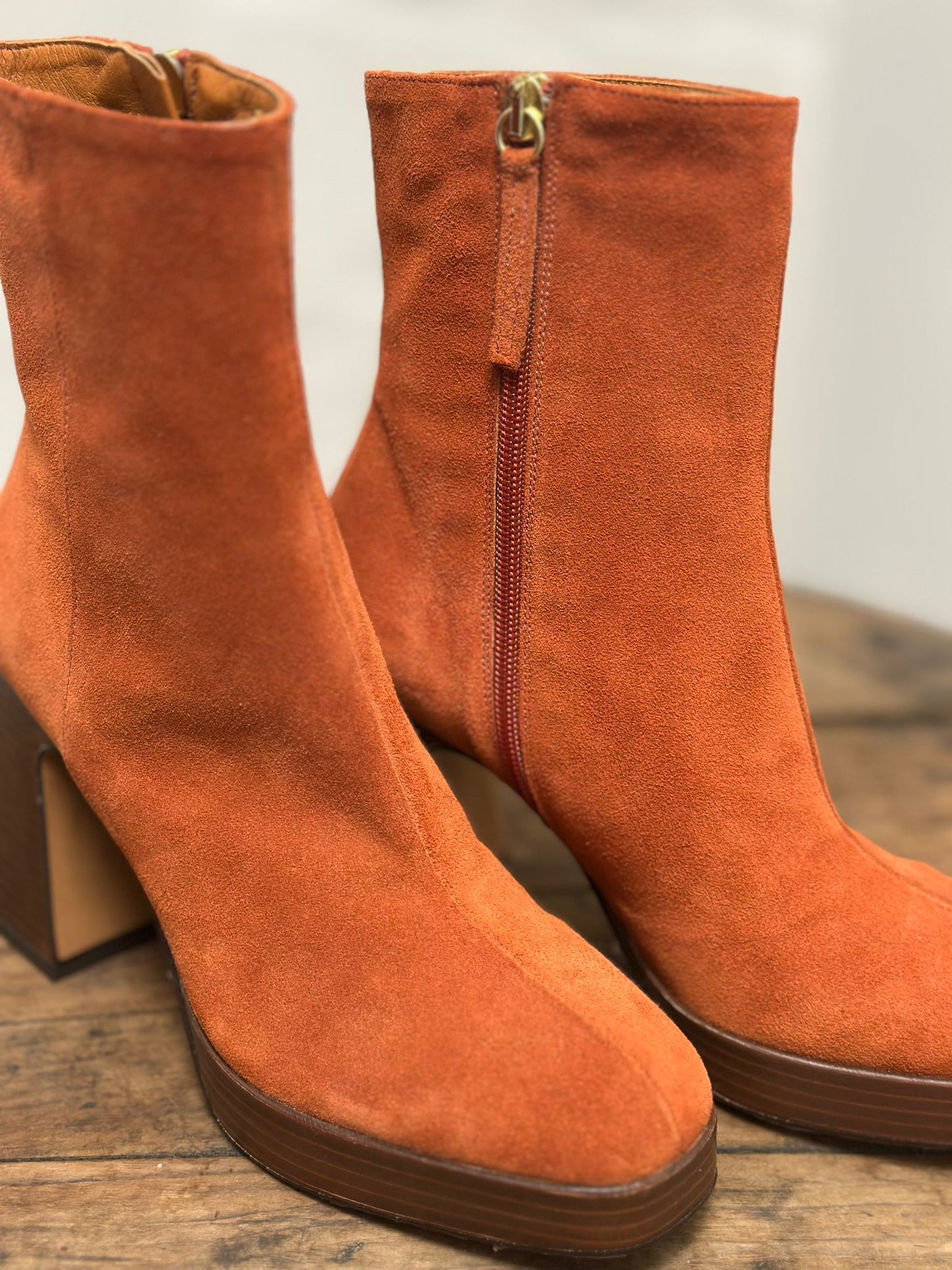 Bottines SILMIA Orange 24604 ANGEL ALARCON
