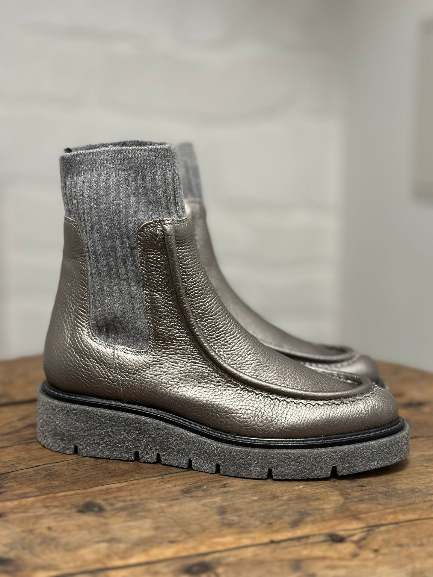 Bottines plates NUCLEO PELTRO 26251 Argenté Week end by PEDRO MIRALLES