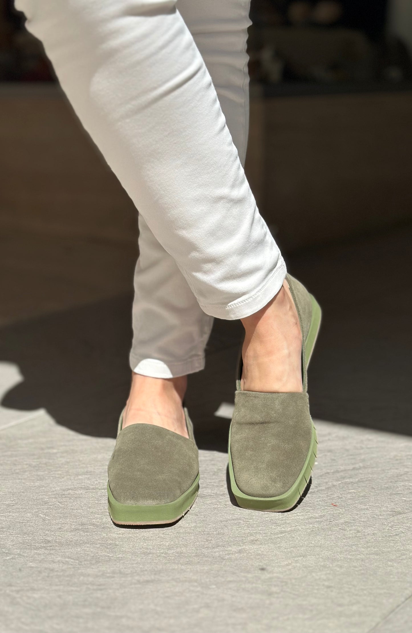Mocassins PALOMITAS by PALOMA BARCELO kaki femme