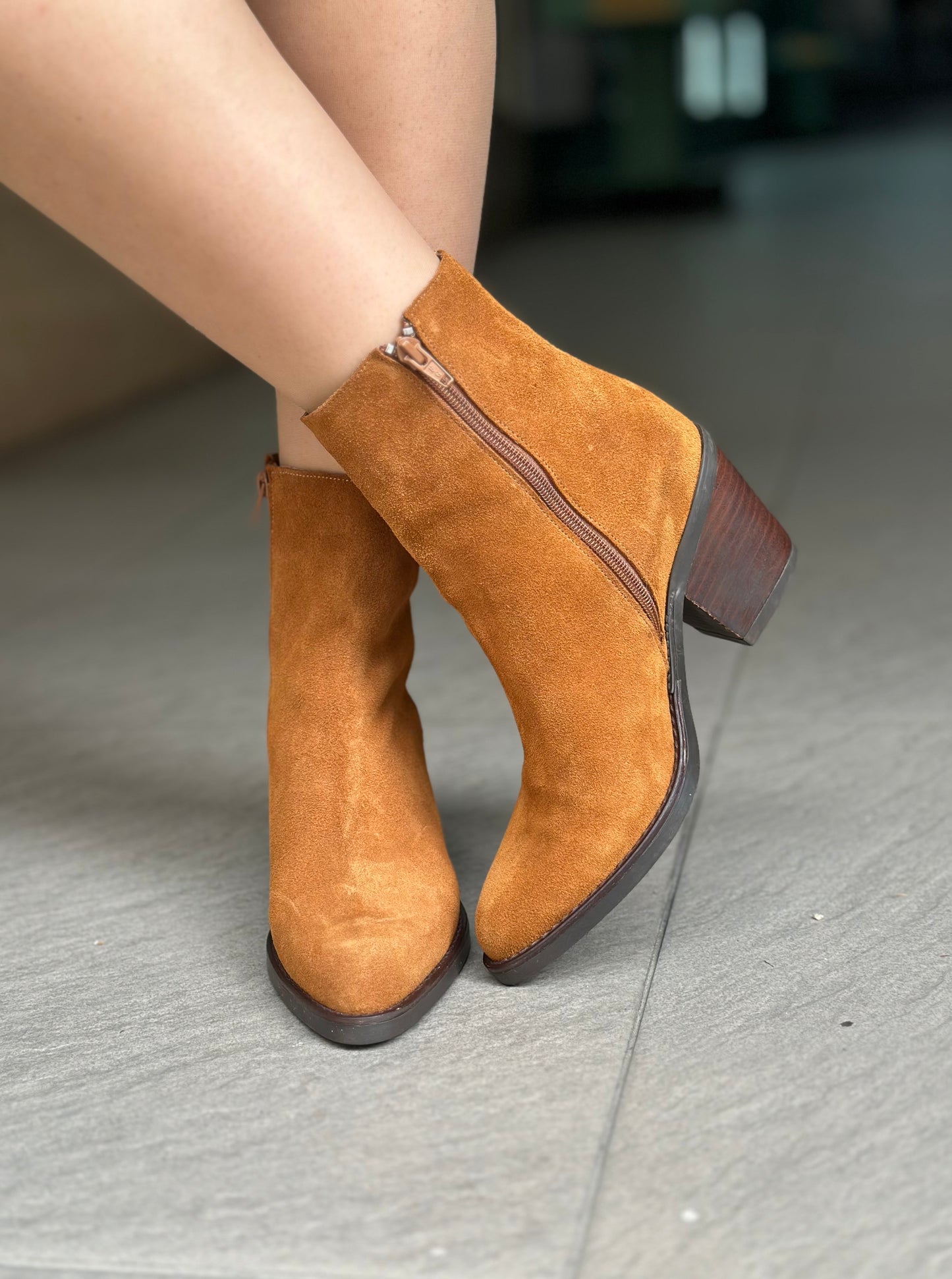 Bottines NGY MACHADO VELOUR SIGARO femme