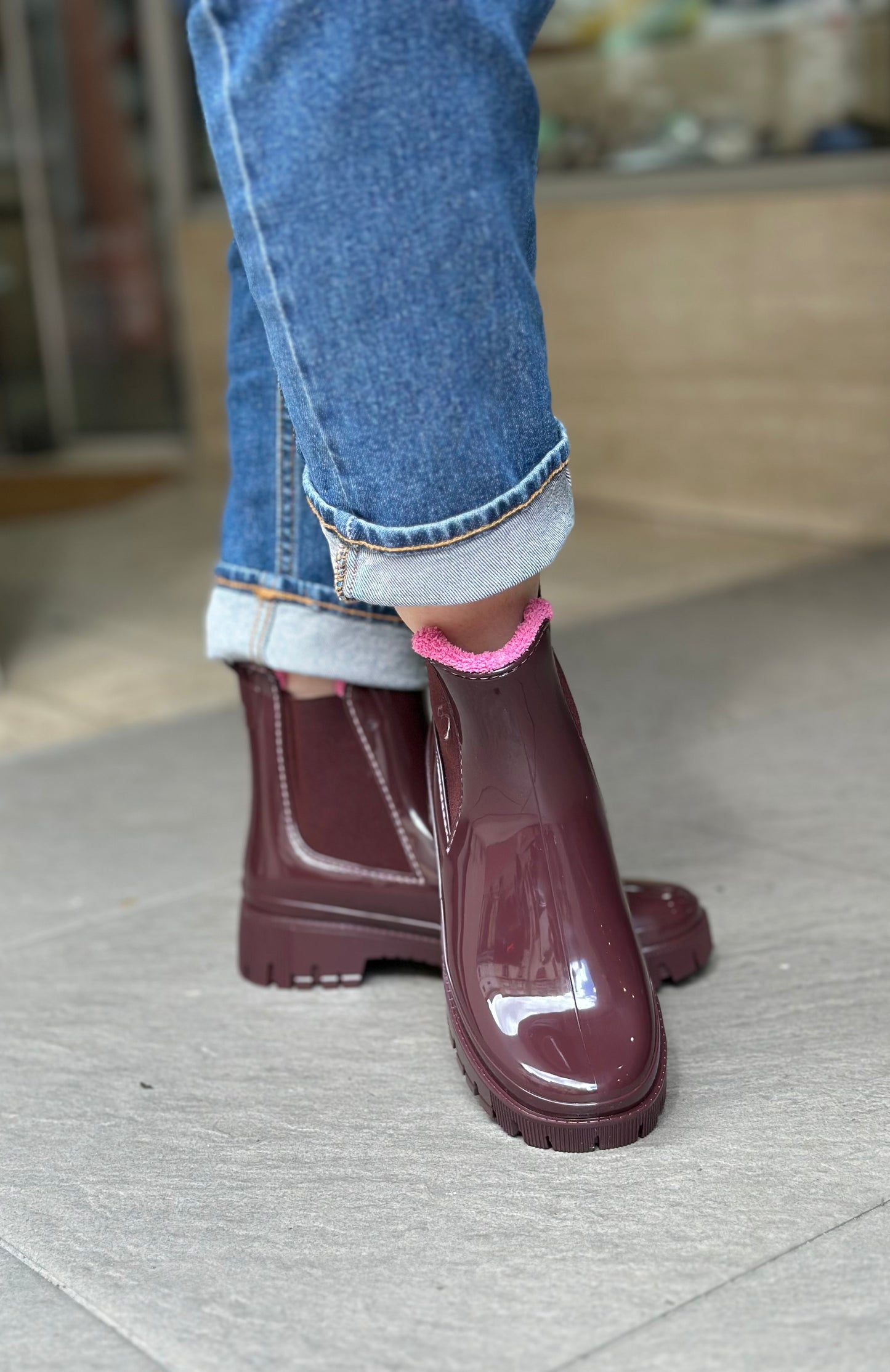 Bottines de pluie EIRWEN dark cherry LEMON JELLY