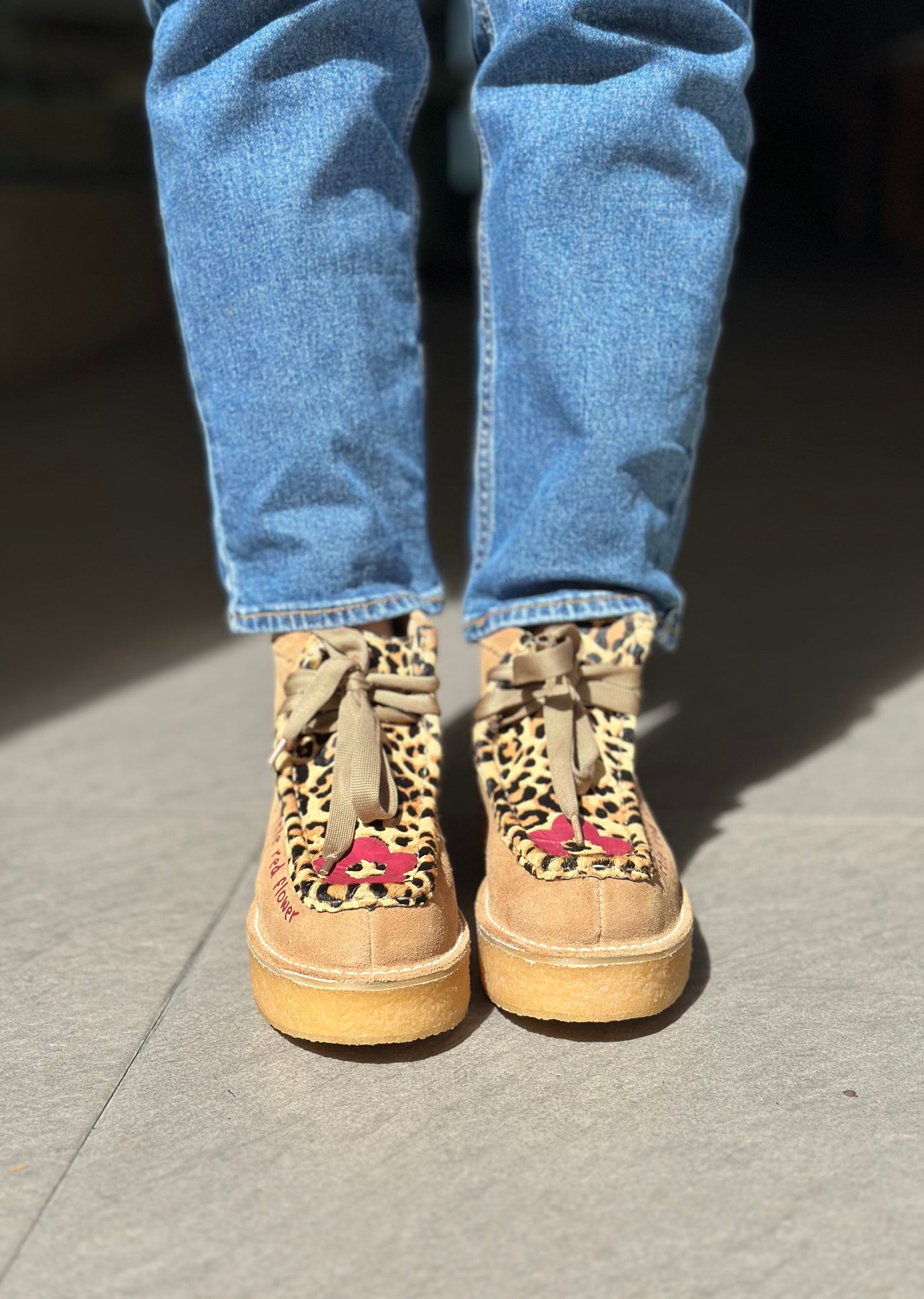 Chaussures montantes NAN-KU EFK-02 LEOPARD femme