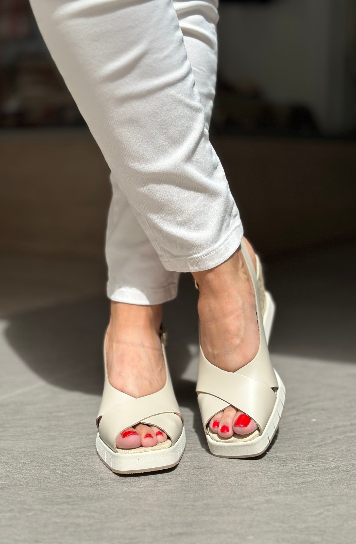 Nu-pieds compensés PALOMITAS by PALOMA BARCELO Beige femme