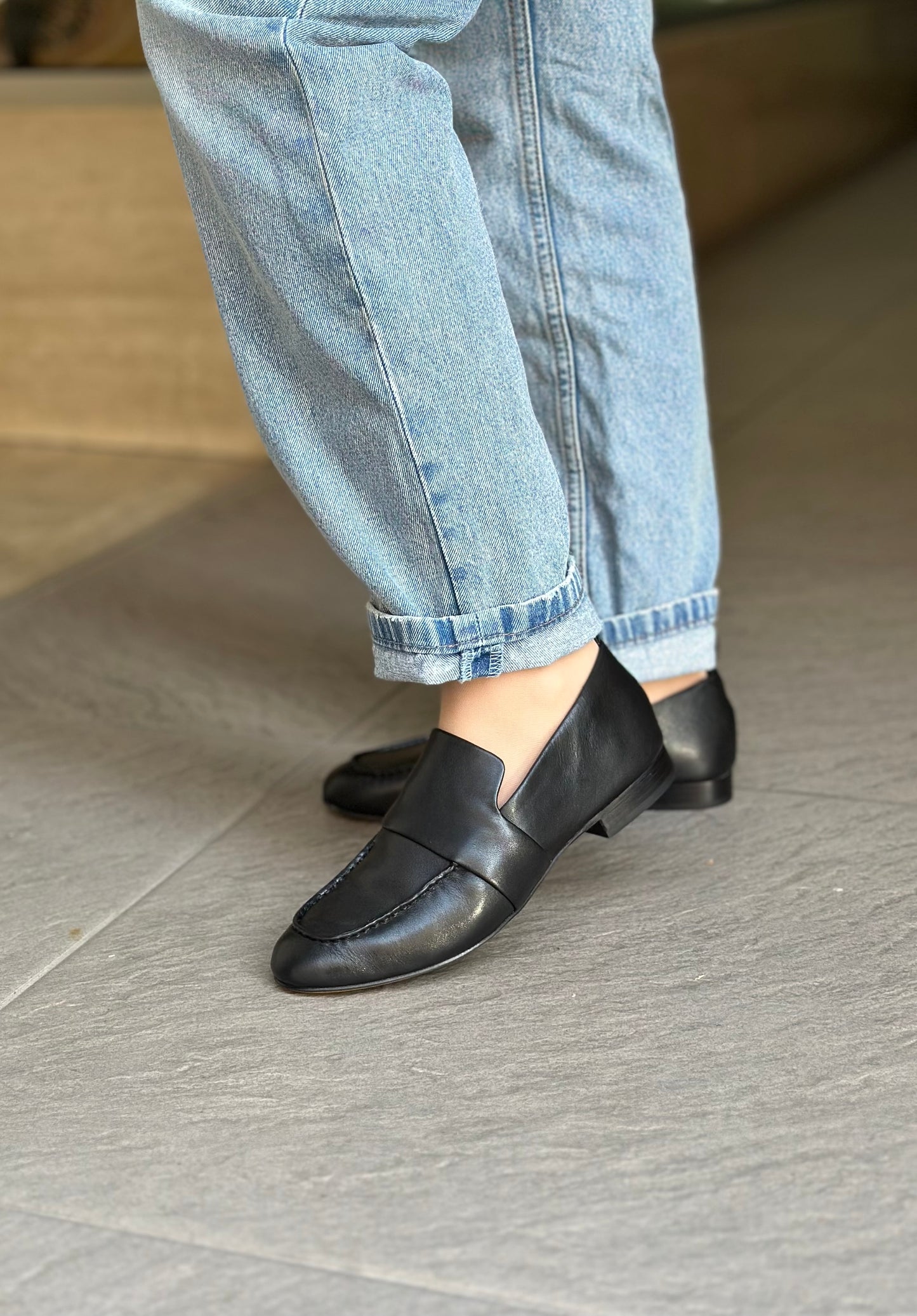 Mocassins JVAM 32011 PAT BLACK femme