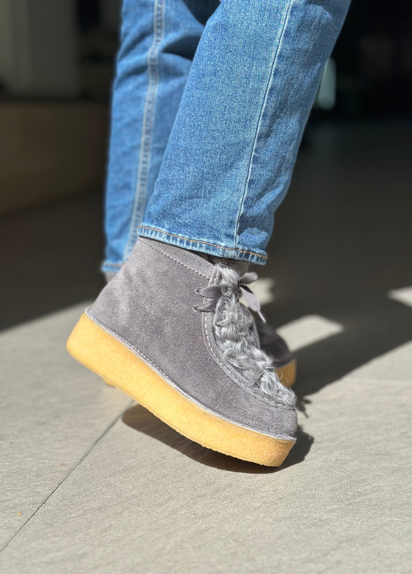 Chaussures montantes NAN-KU EFK-01 GREY femme