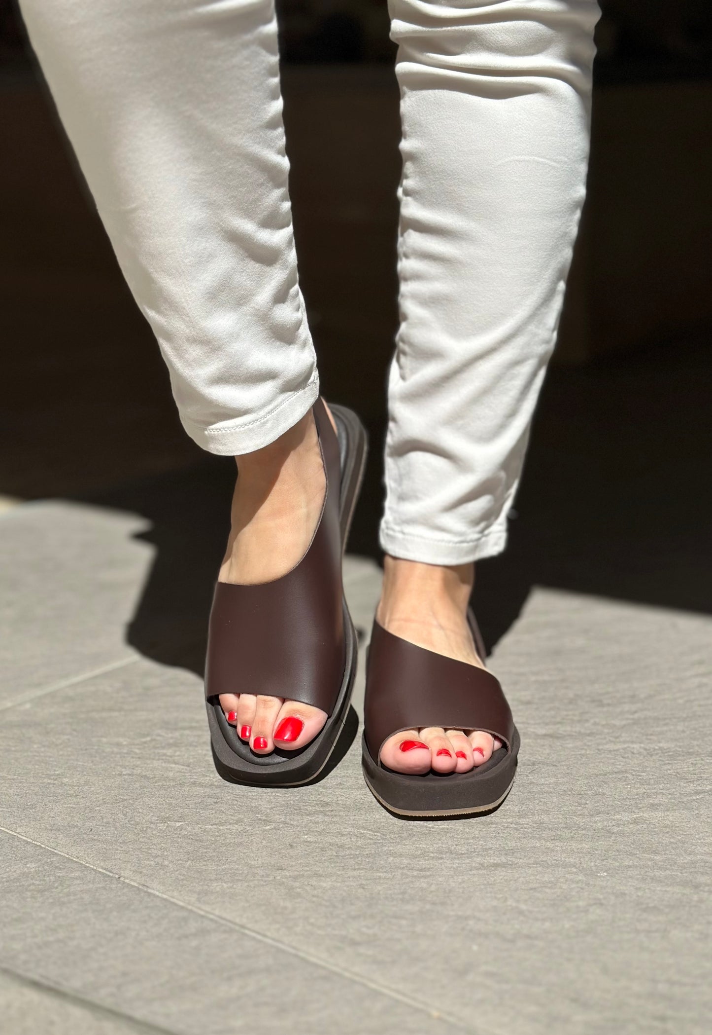 Nu-pieds PALOMITAS by PALOMA BARCELO marron femme