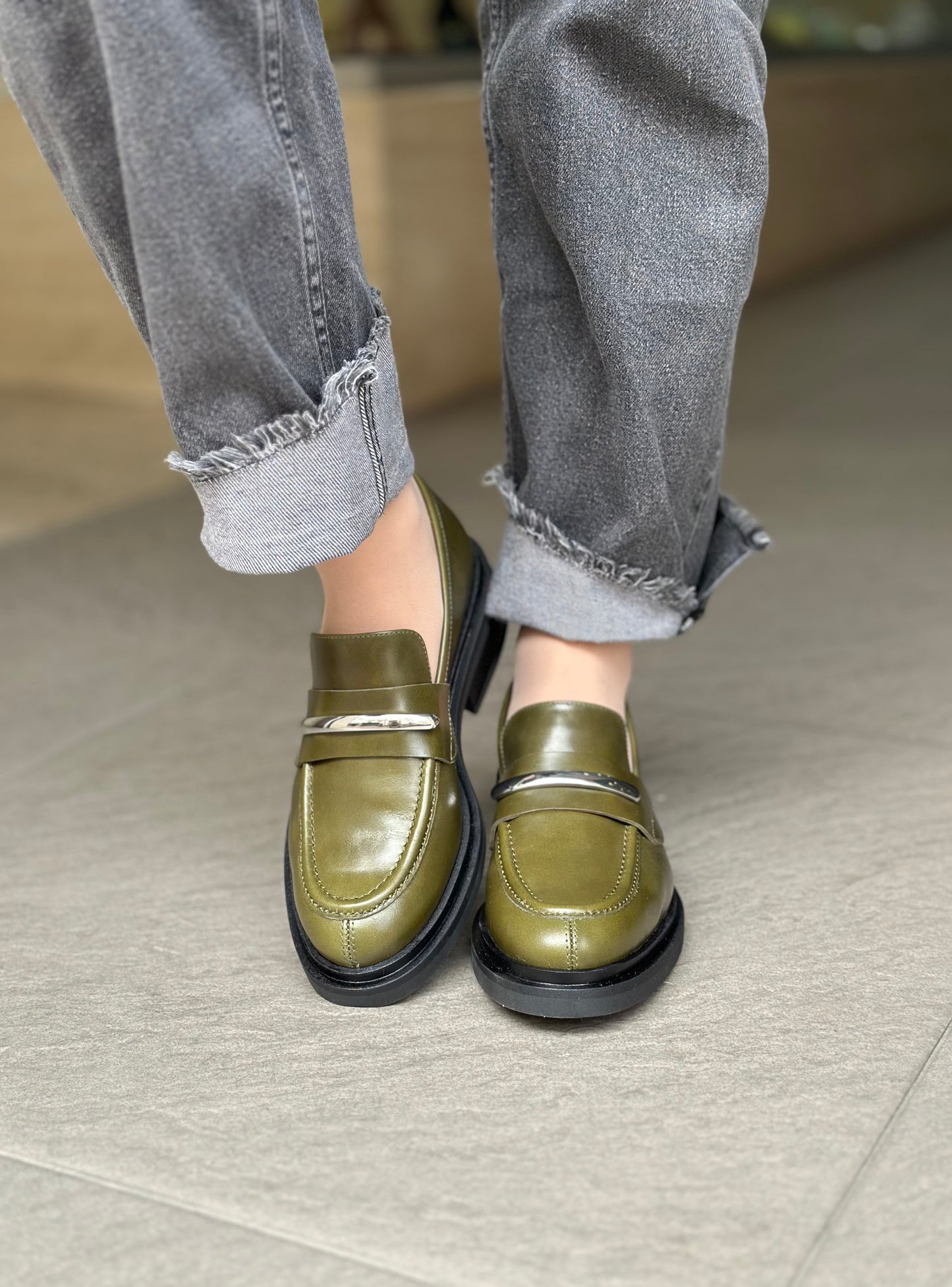 Mocassins ANGEL ALARCON 25562-151A VERT femme