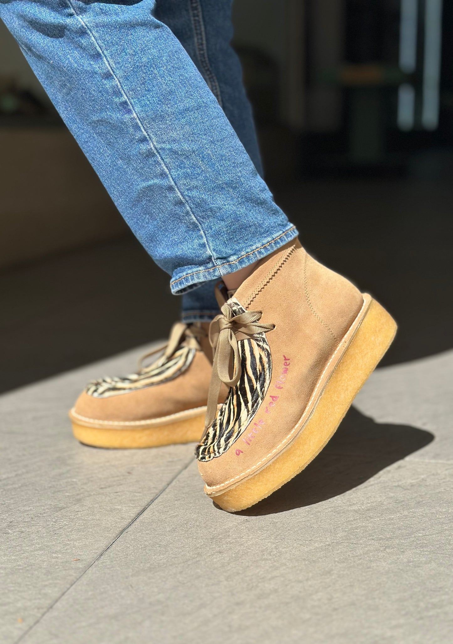 Chaussures montantes NAN-KU EFK-02 ZEBRA femme