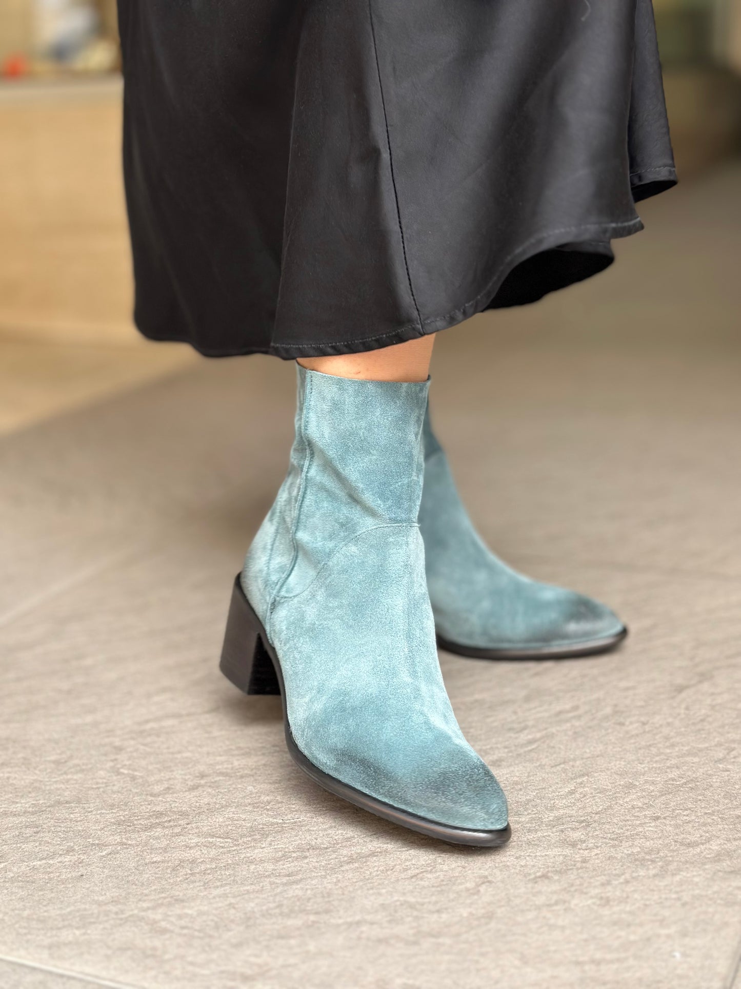 Bottines MAISON21 1951 SAYO GRANITO BLEU femme