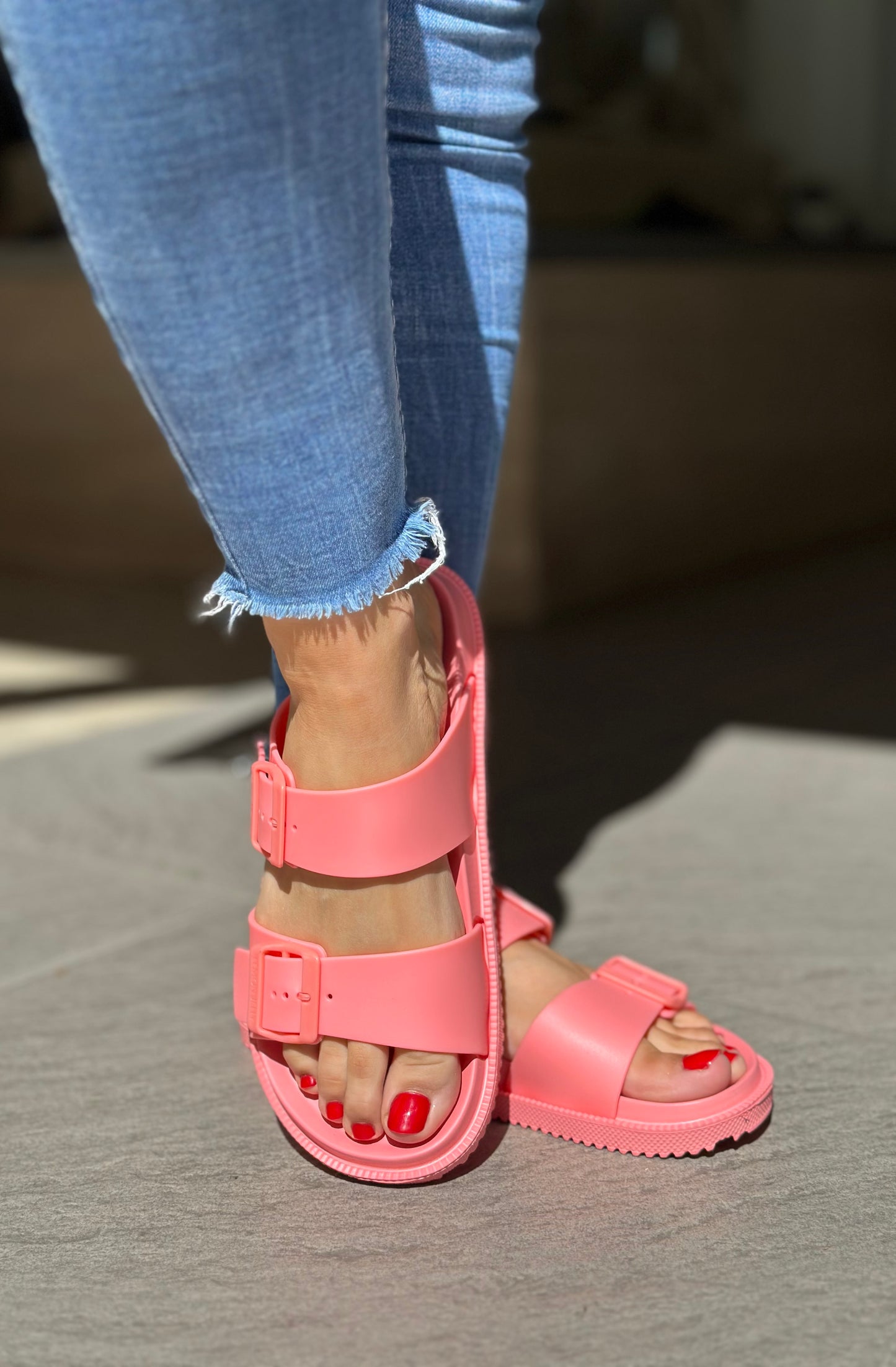 Nu-pieds LEMON JELLY rose femme