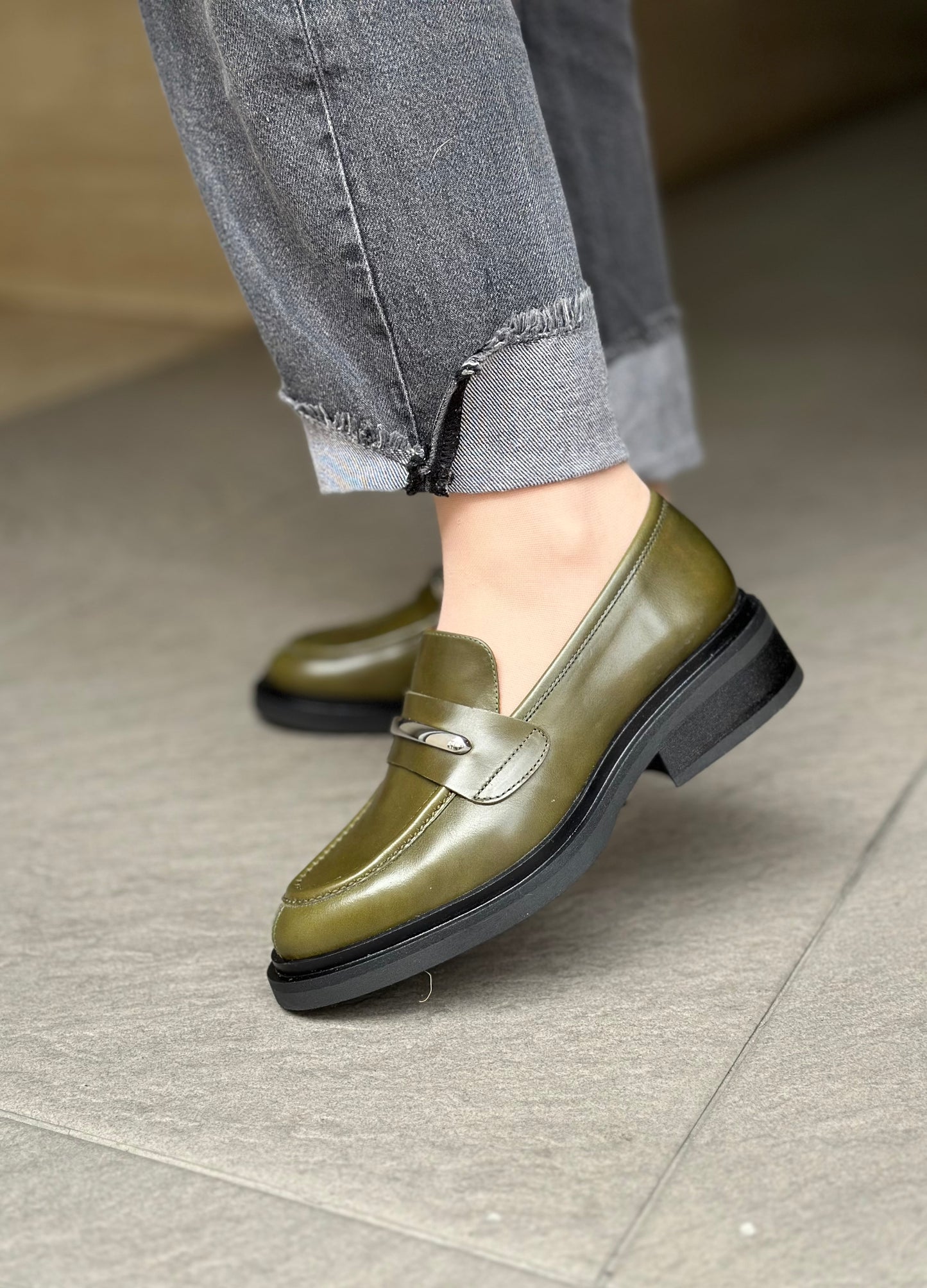 Mocassins ANGEL ALARCON 25562-151A VERT femme