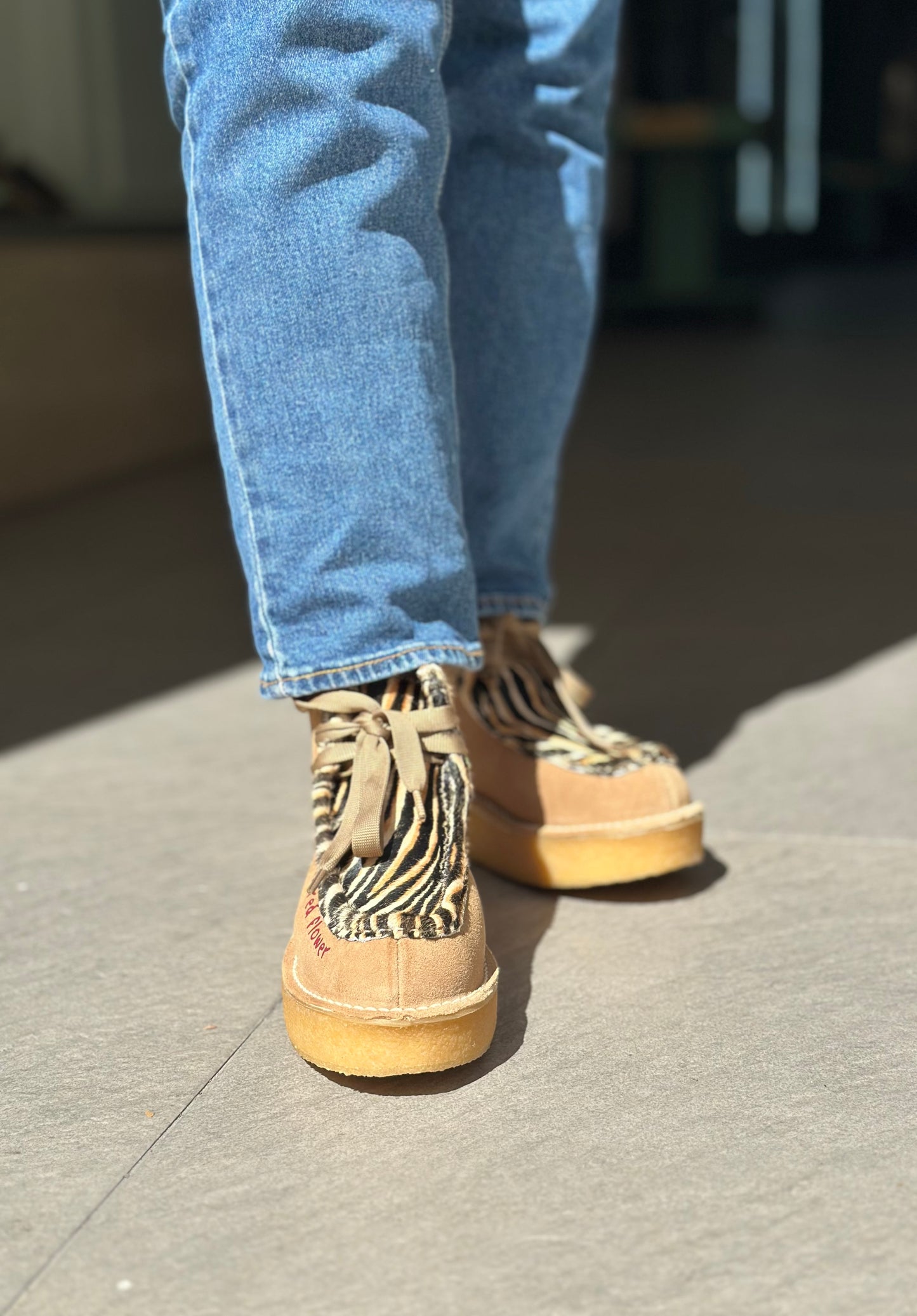 Chaussures montantes NAN-KU EFK-02 ZEBRA femme
