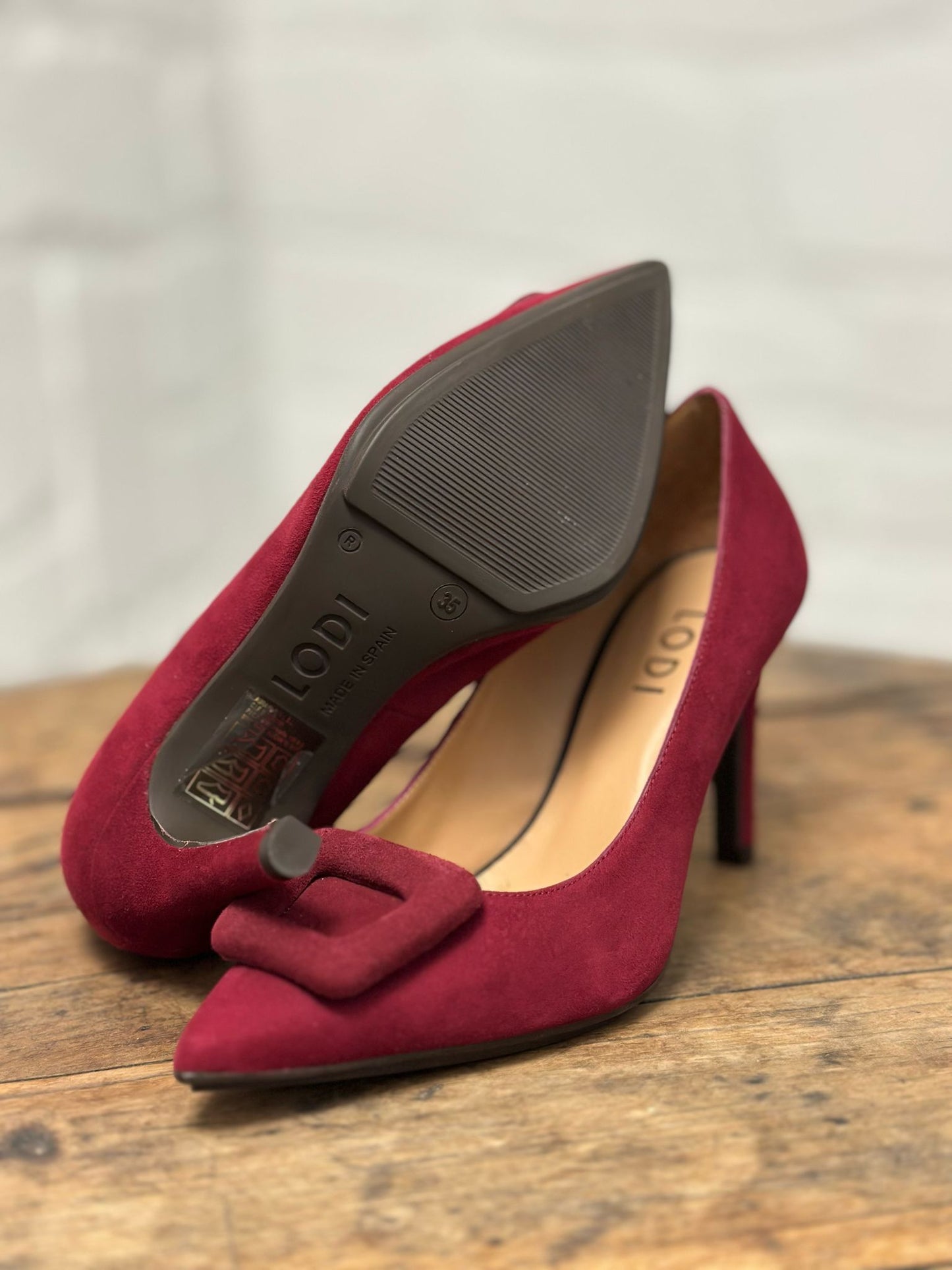 Escarpins LODI ROTI Bordeaux Femme