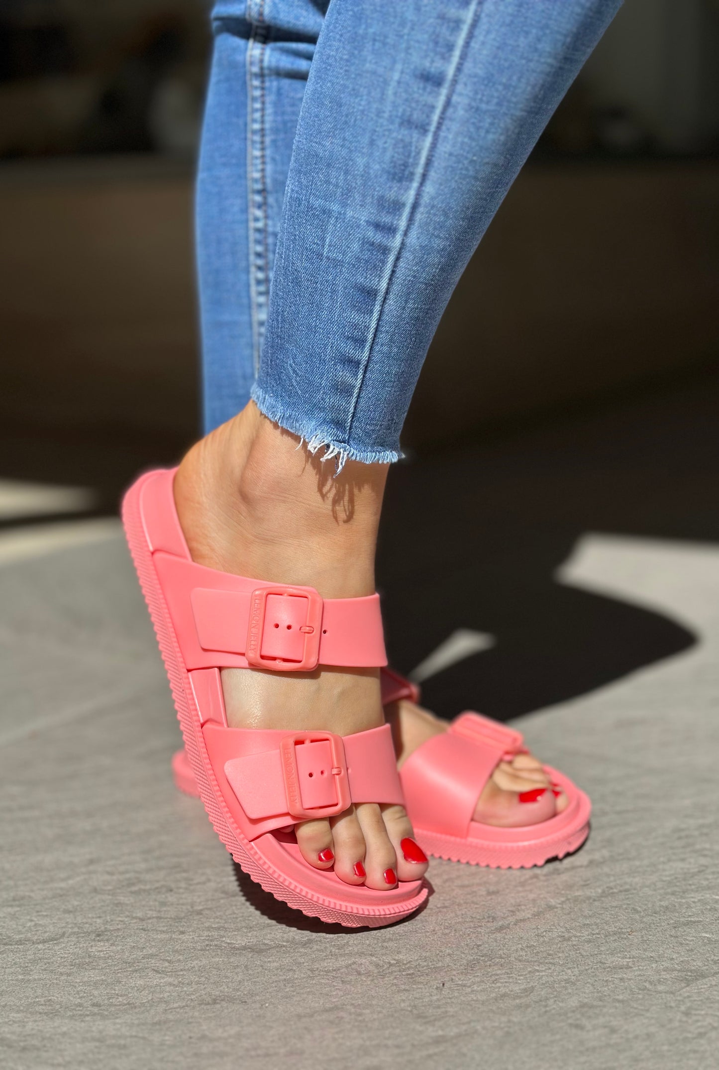 Nu-pieds LEMON JELLY rose femme