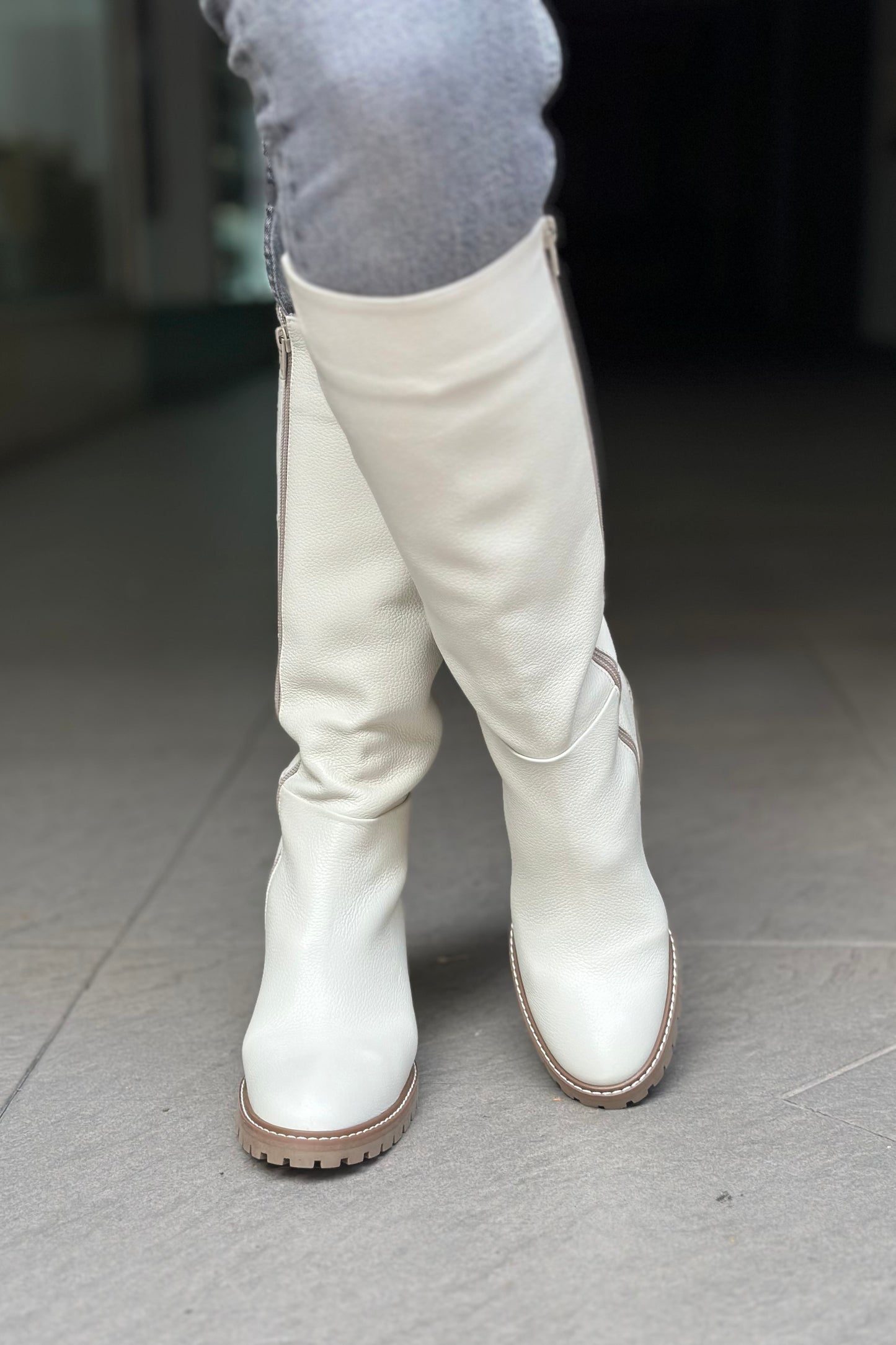 Bottes SOFTWAVES blanches femme