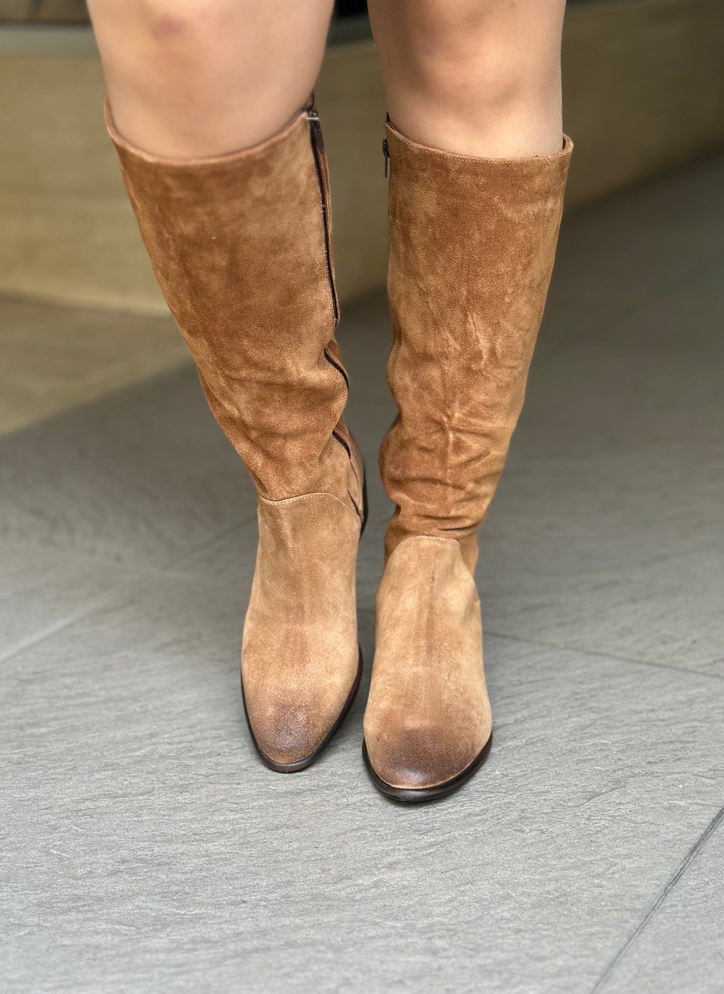 Bottes MAISON21 1981 SAYO WHISKY CAMEL femme