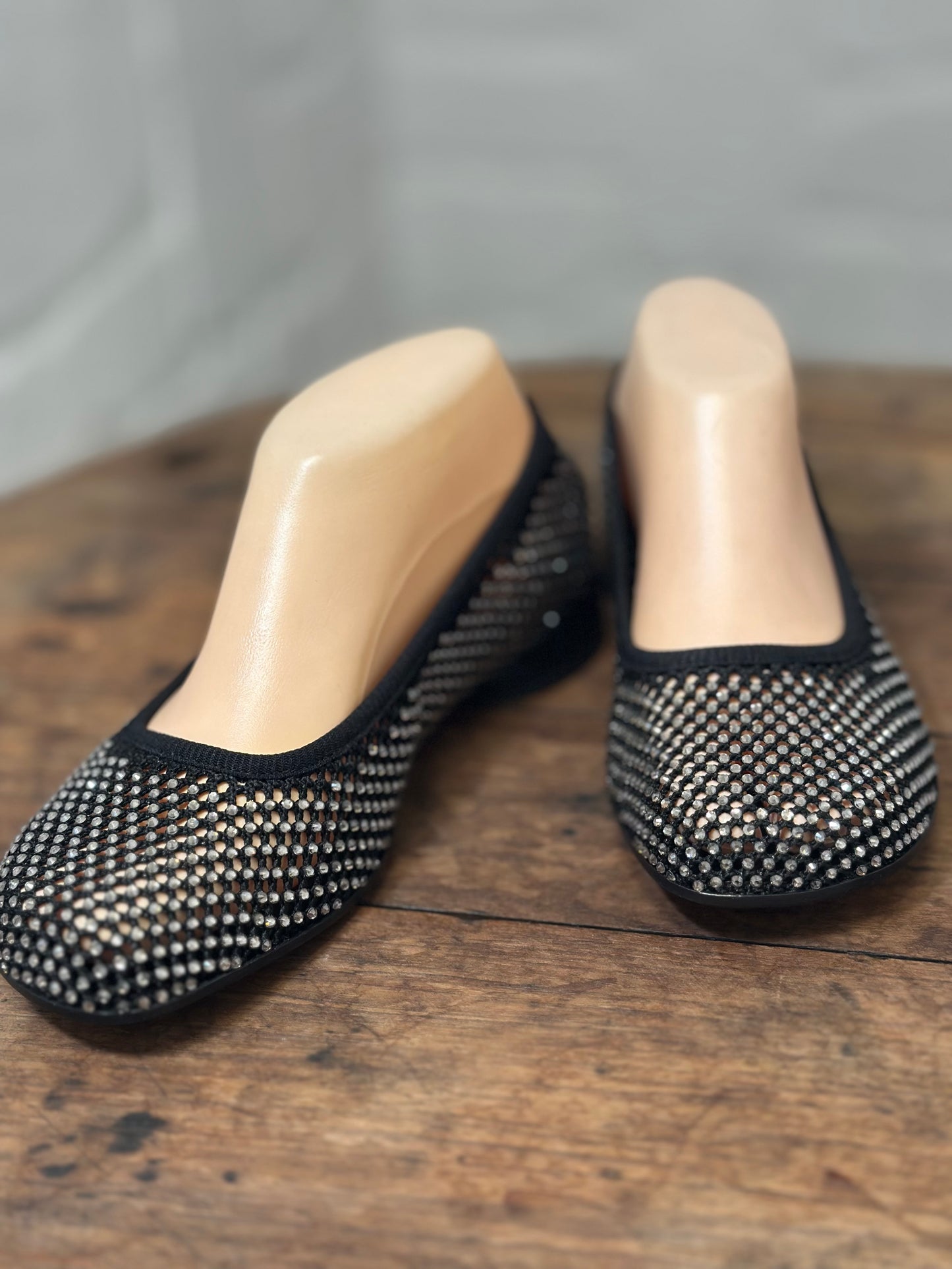 Ballerines FRU.IT Noir cristaux femme