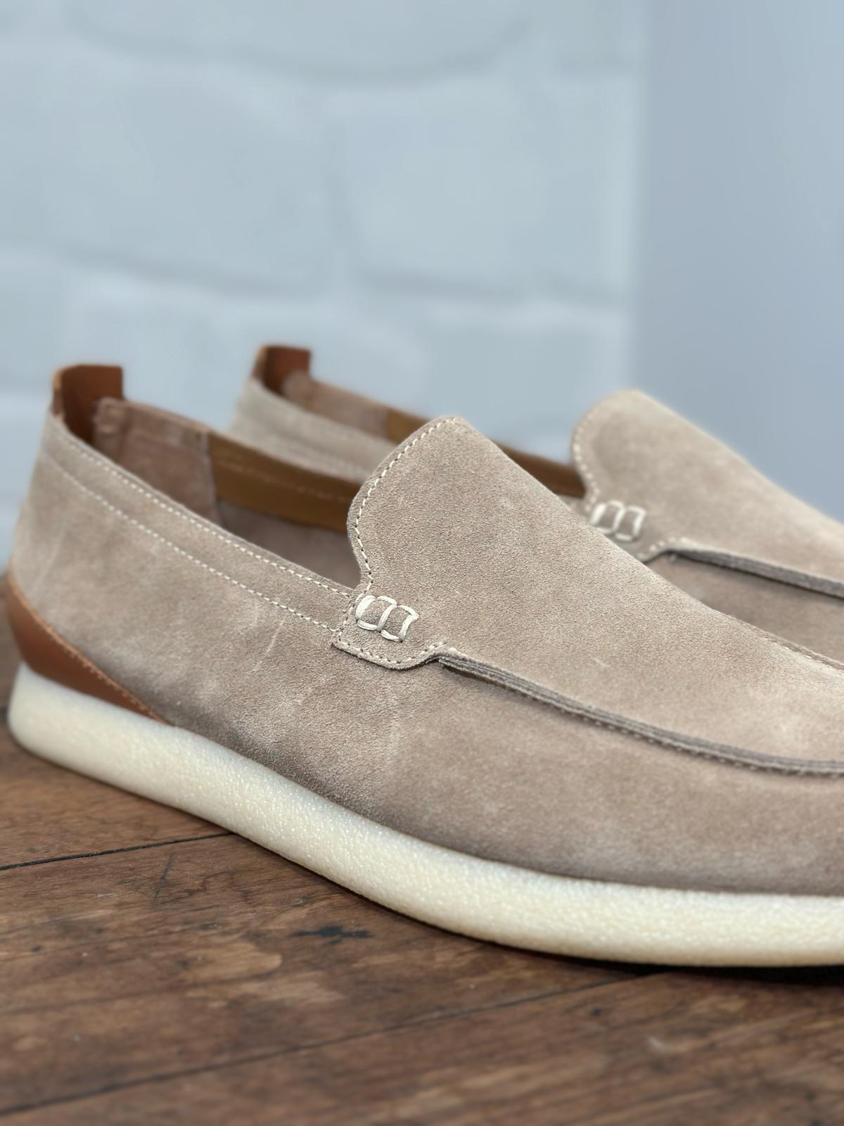 Mocassins KEBO beige homme