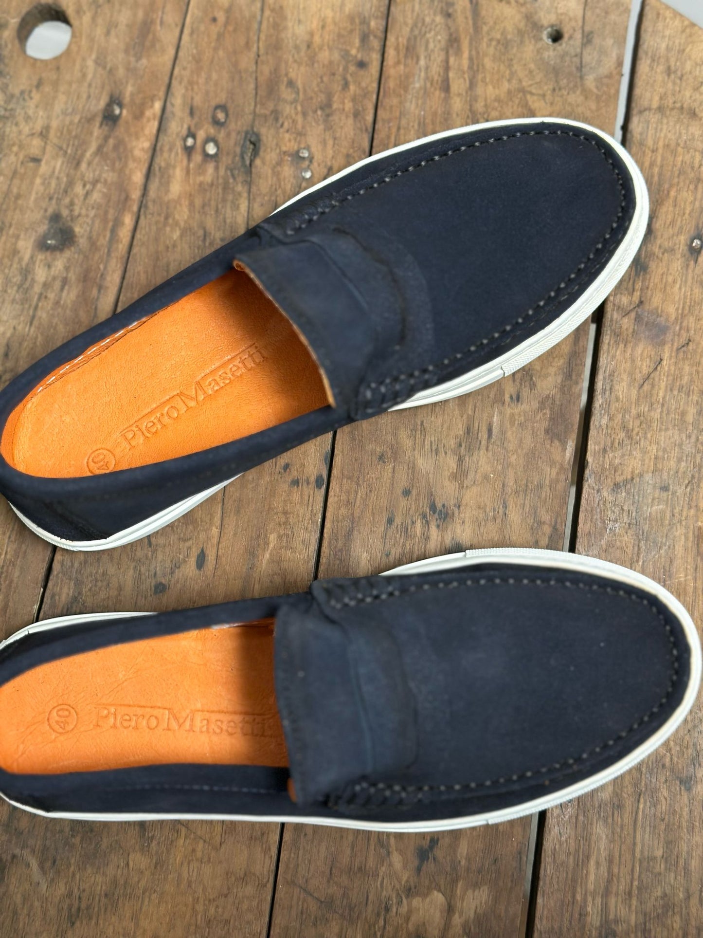 Mocassins PIERO MASETTI Bleu marine homme