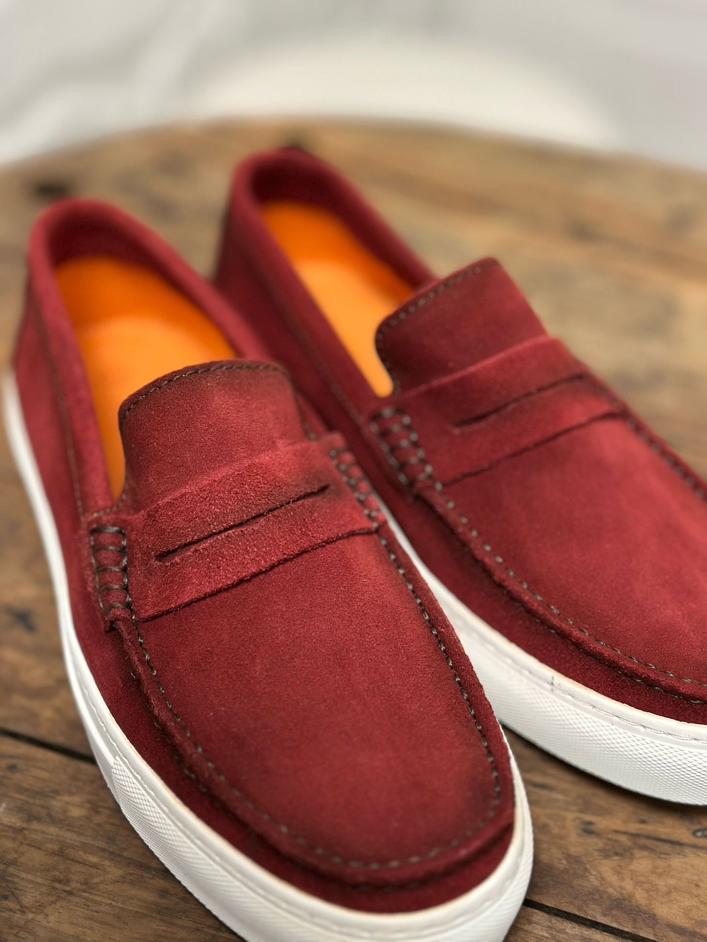 Mocassins PIERO MASETTI Bordeaux homme