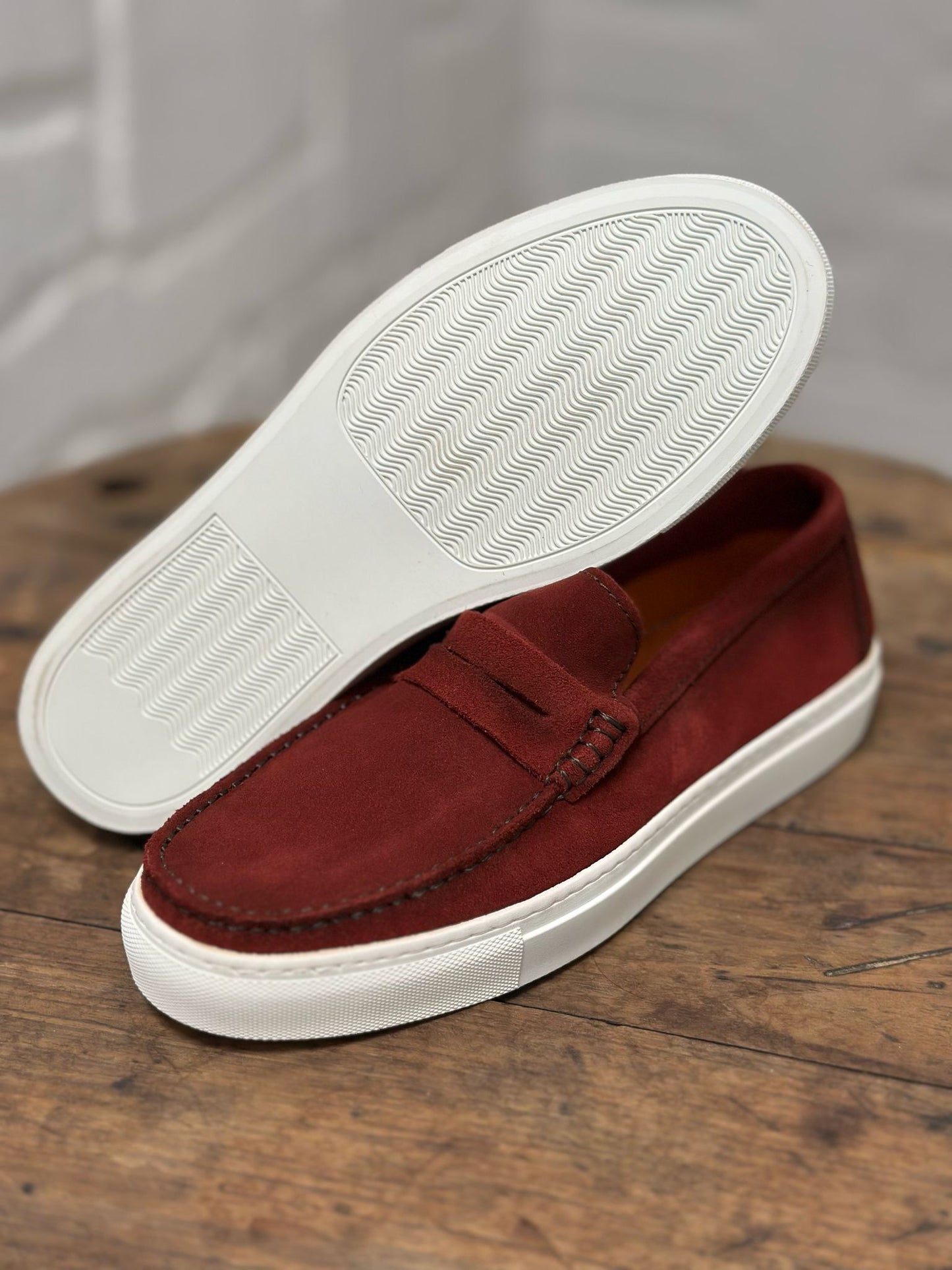 Mocassins PIERO MASETTI Bordeaux homme