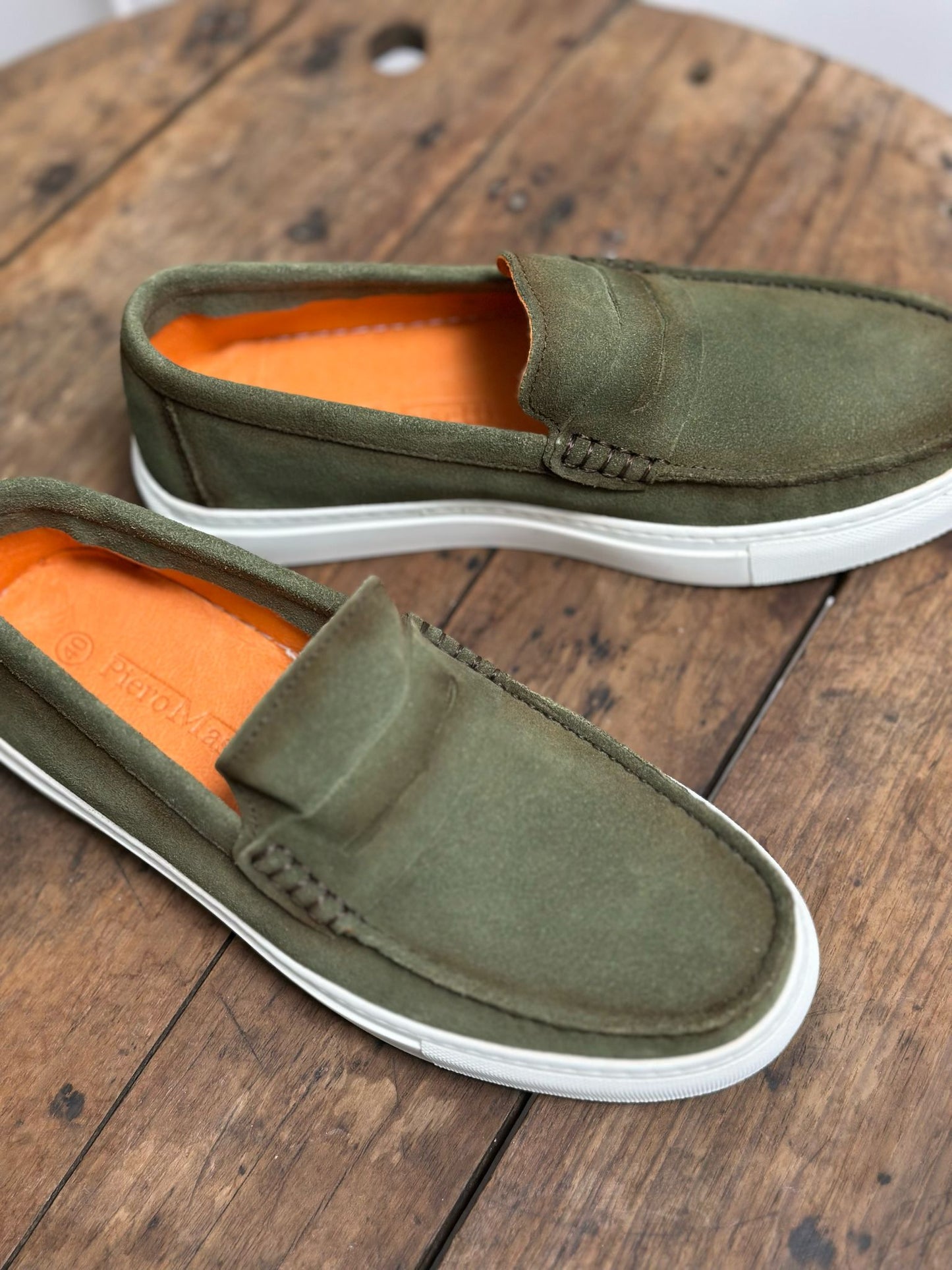 Mocassins PIERO MASETTI Kaki homme