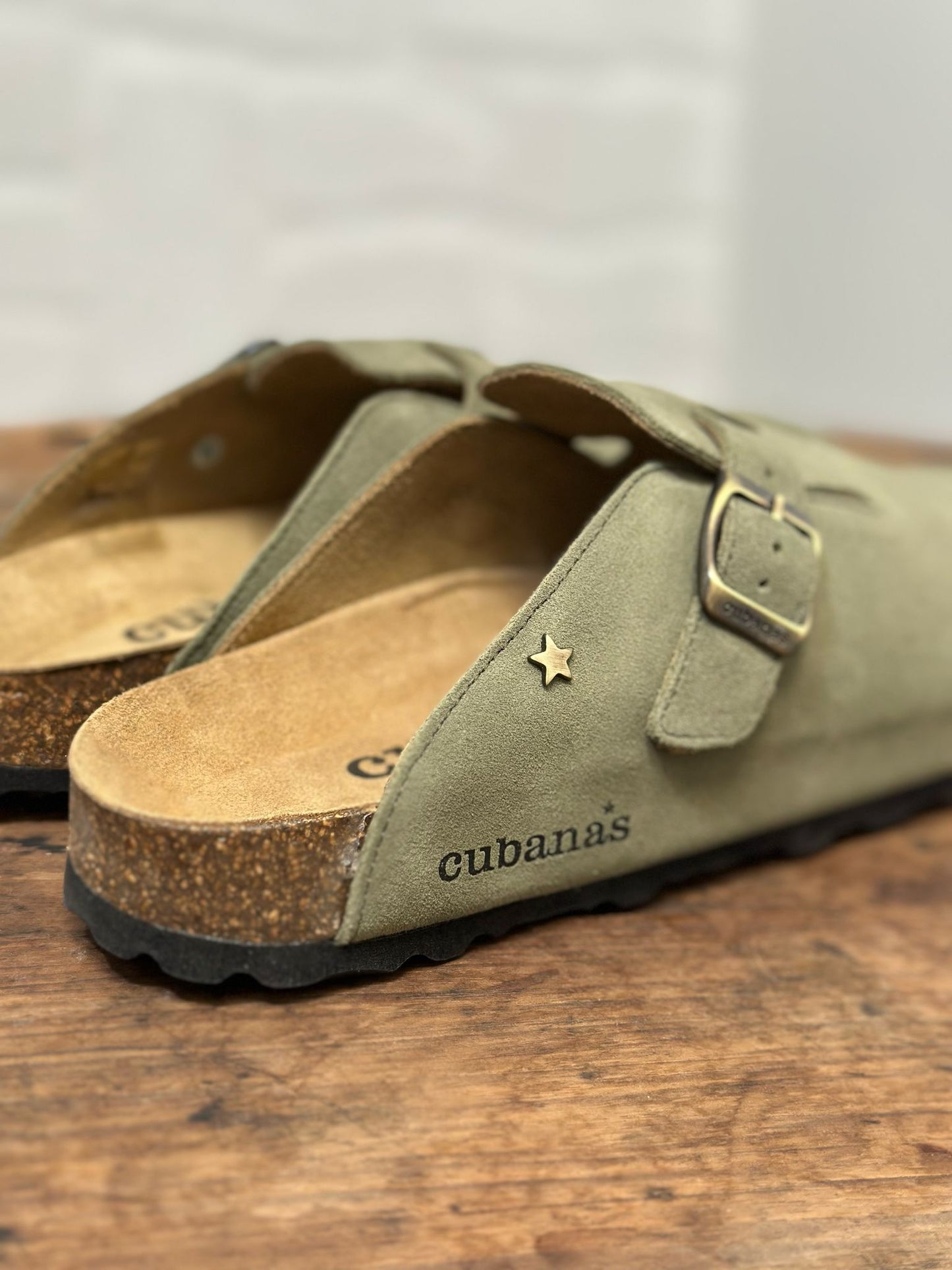 Mules/sabot CUBANAS Kaki homme