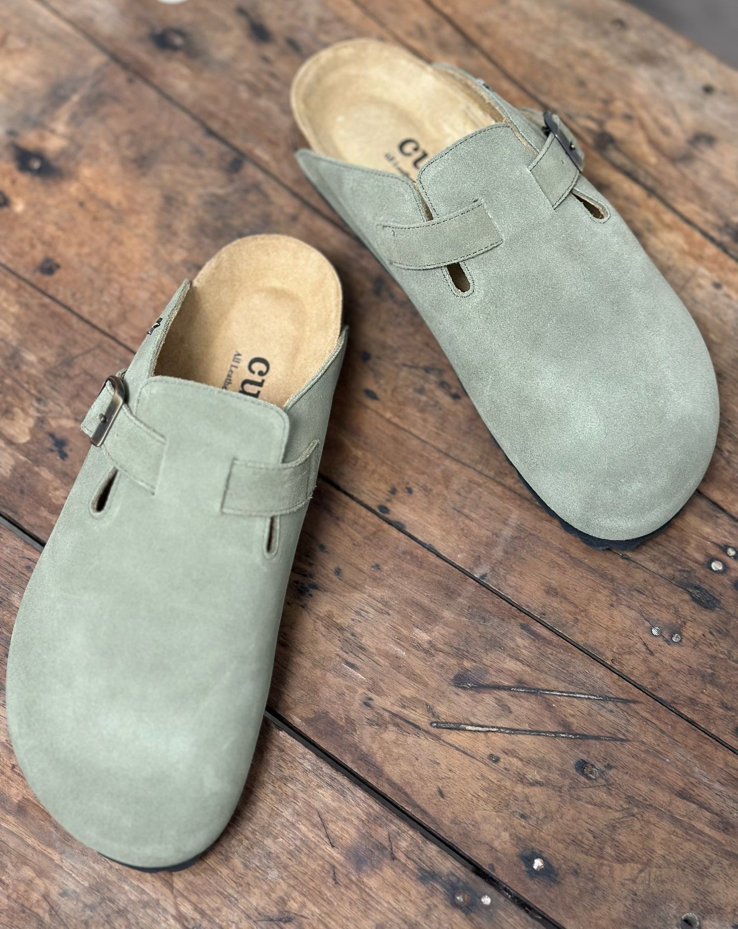 Mules/sabot CUBANAS Kaki homme