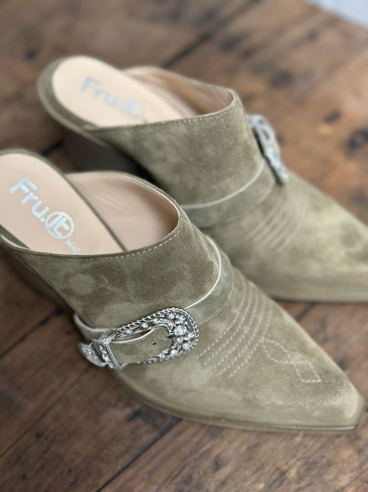 Mules santiag FRU.IT 9203 Kaki