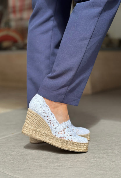 Talons compensés PALOMITAS by PALOMA BARCELO blanc femme