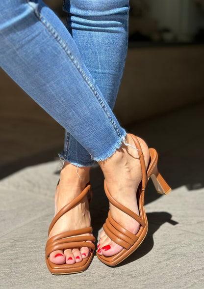 Nu-pieds à talons Angel Alarcon marron femme