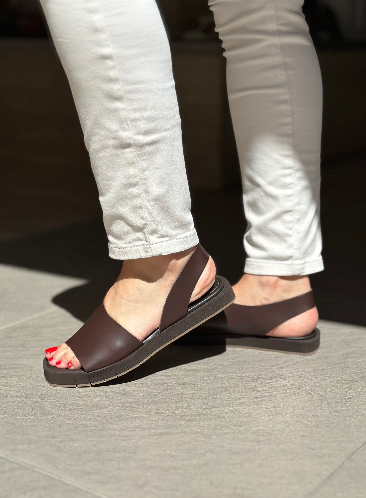 Nu-pieds PALOMITAS by PALOMA BARCELO marron femme