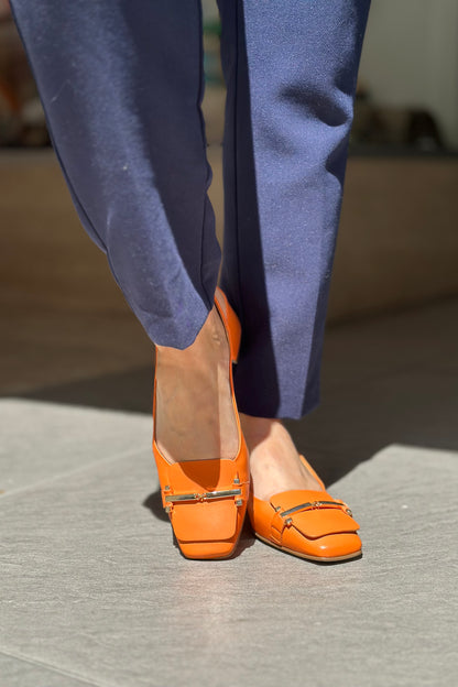 Chaussures à talons PEDRO MIRALLES orange femme