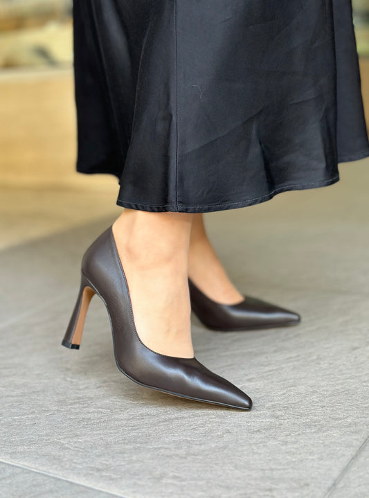 Escarpins ANGEL ALARCON 25559-539C NAPA VOLGA MARRON femme