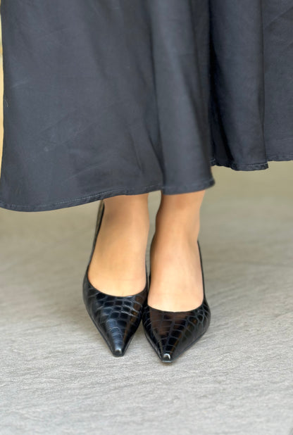 Escarpins ANGEL ALARCON 25552-458B MANATI NOIR femme