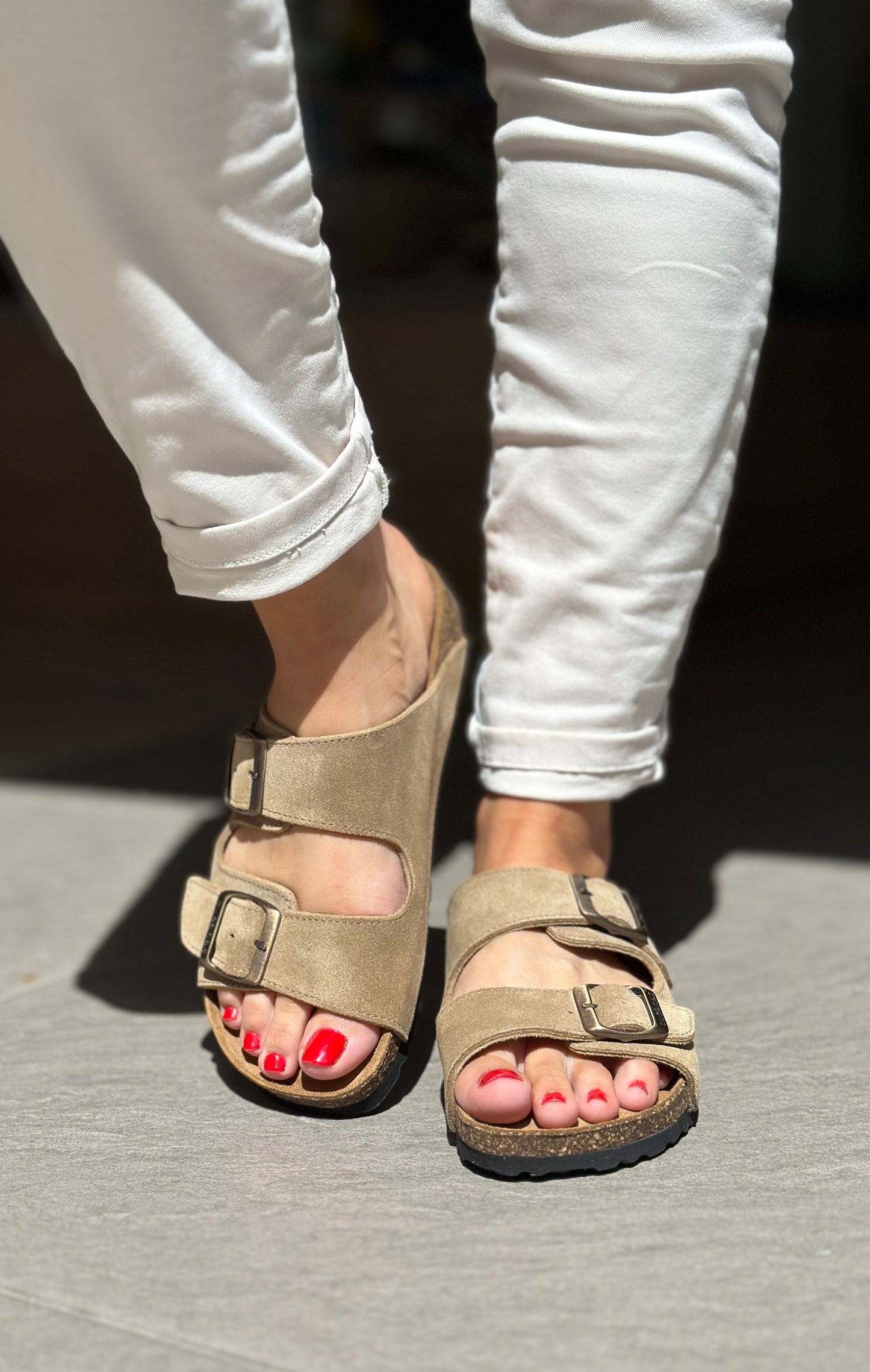 Nu-pieds CUBANAS Beige femme