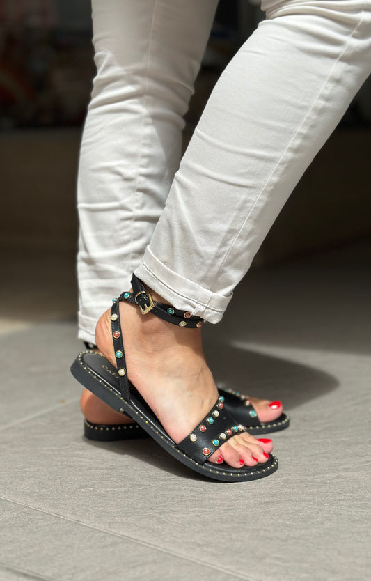 Nu-pieds CAFE NOIR noir femme