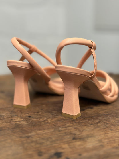 Nu-pieds à talons Angel Alarcon saumon femme