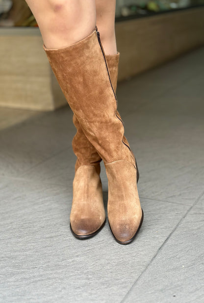 Bottes MAISON21 1981 SAYO WHISKY CAMEL femme
