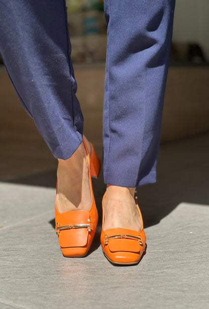Chaussures à talons PEDRO MIRALLES orange femme