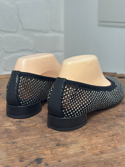 Ballerines FRU.IT Noir cristaux femme