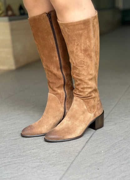 Bottes MAISON21 1981 SAYO WHISKY CAMEL femme