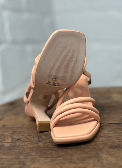 Nu-pieds à talons Angel Alarcon saumon femme