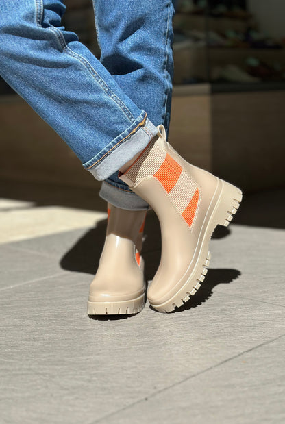 Bottines de pluie SELENA dusty nude LEMON JELLY